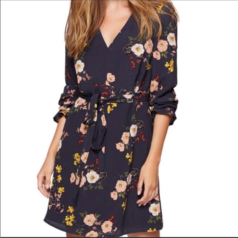 Sanctuary Navy floral dress Size S